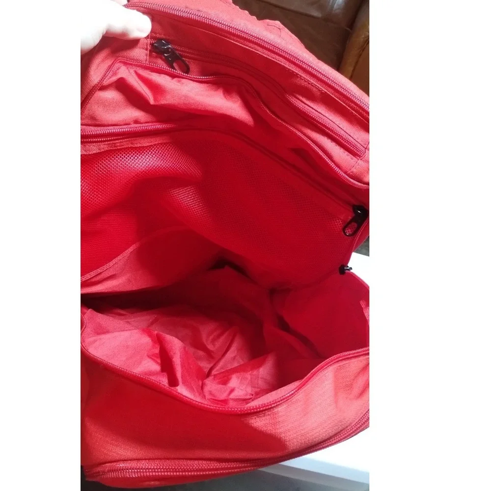 Nike Academy Team Soccer Backpack Red Black Sport Training Bag BA5501-657